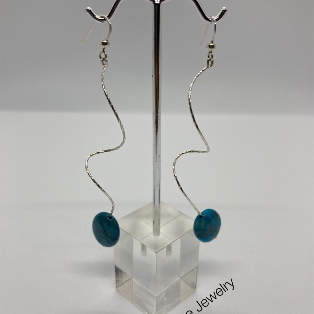 Brand New Handmade 925 Sterling Silver Spiral Earrings - Picture 2 of 2